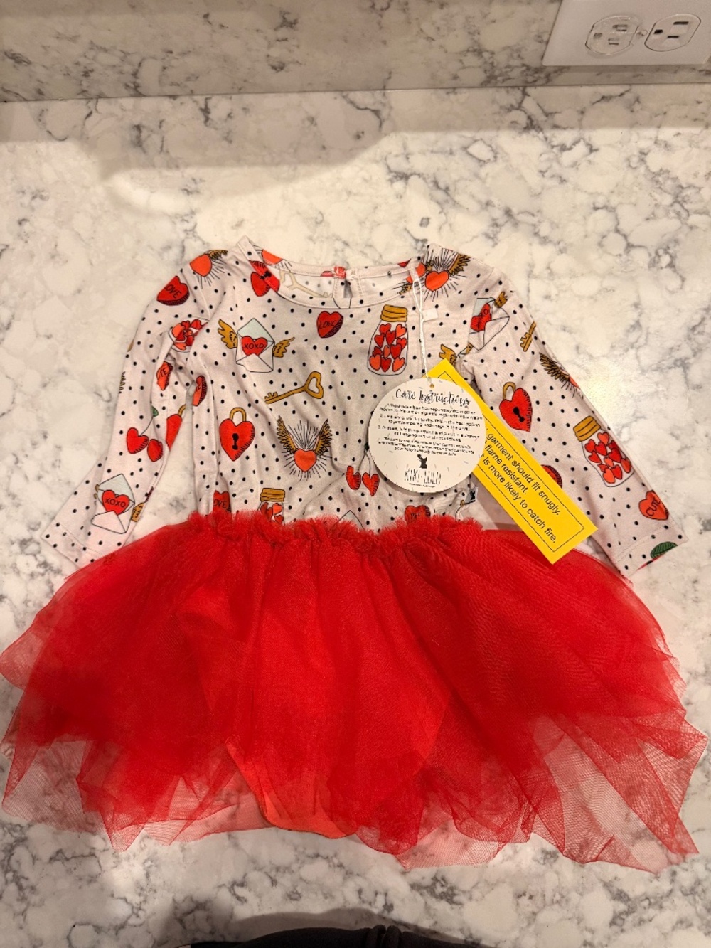 12-18mo NWT Kiki and LuLu Hearts Tulle Twirl